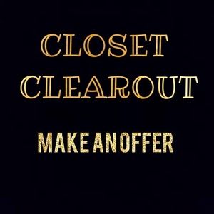 Closet clear out
